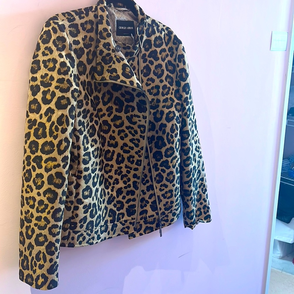 Giorgio Armani Cheetah print jacket